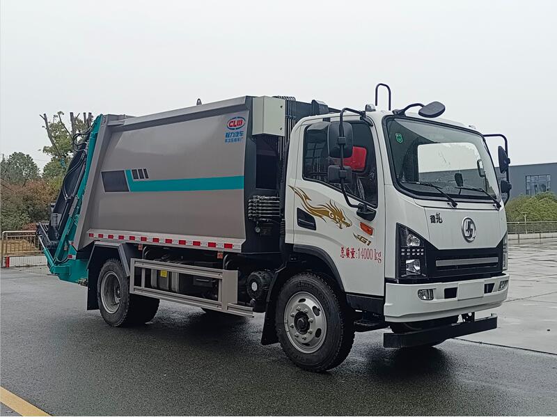 12方陜汽德龍壓縮式垃圾車(chē)